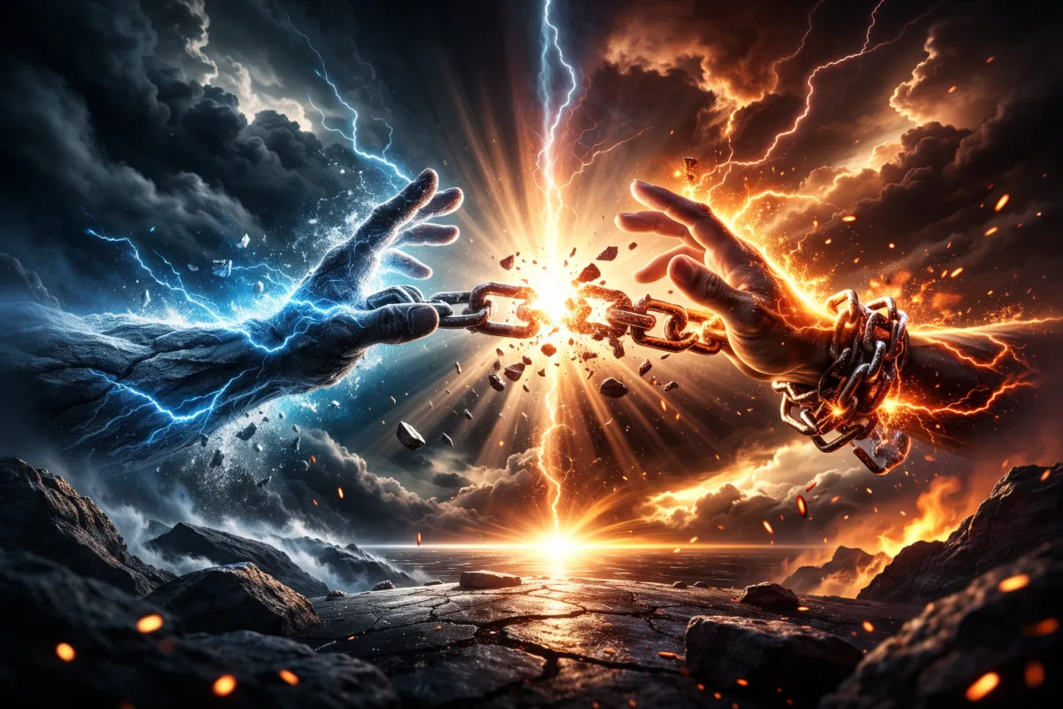 Editorial image of a corporate meeting discussing AI studio governance strategy.