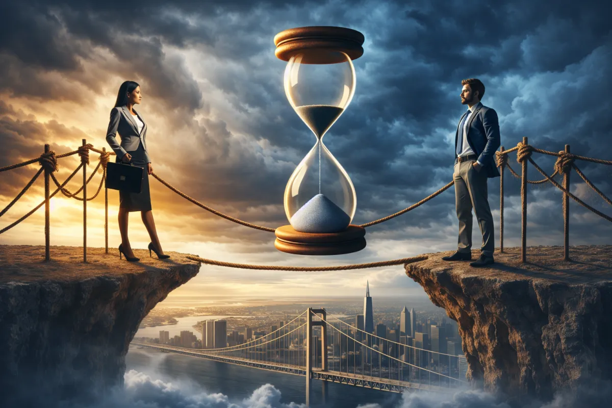 Boardroom executives discussing AI governance strategies