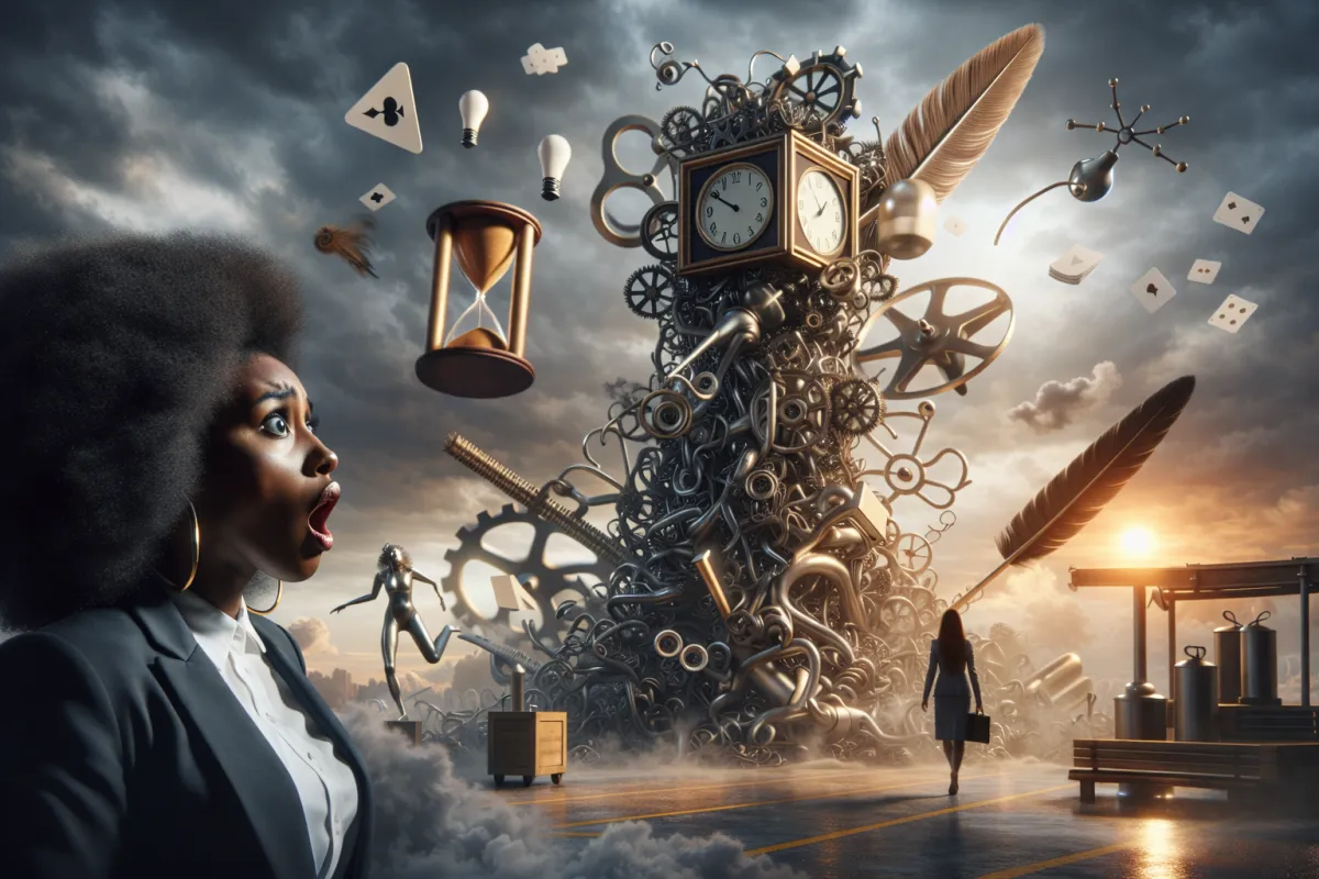 Diagram showing AI-driven business automation systems integration