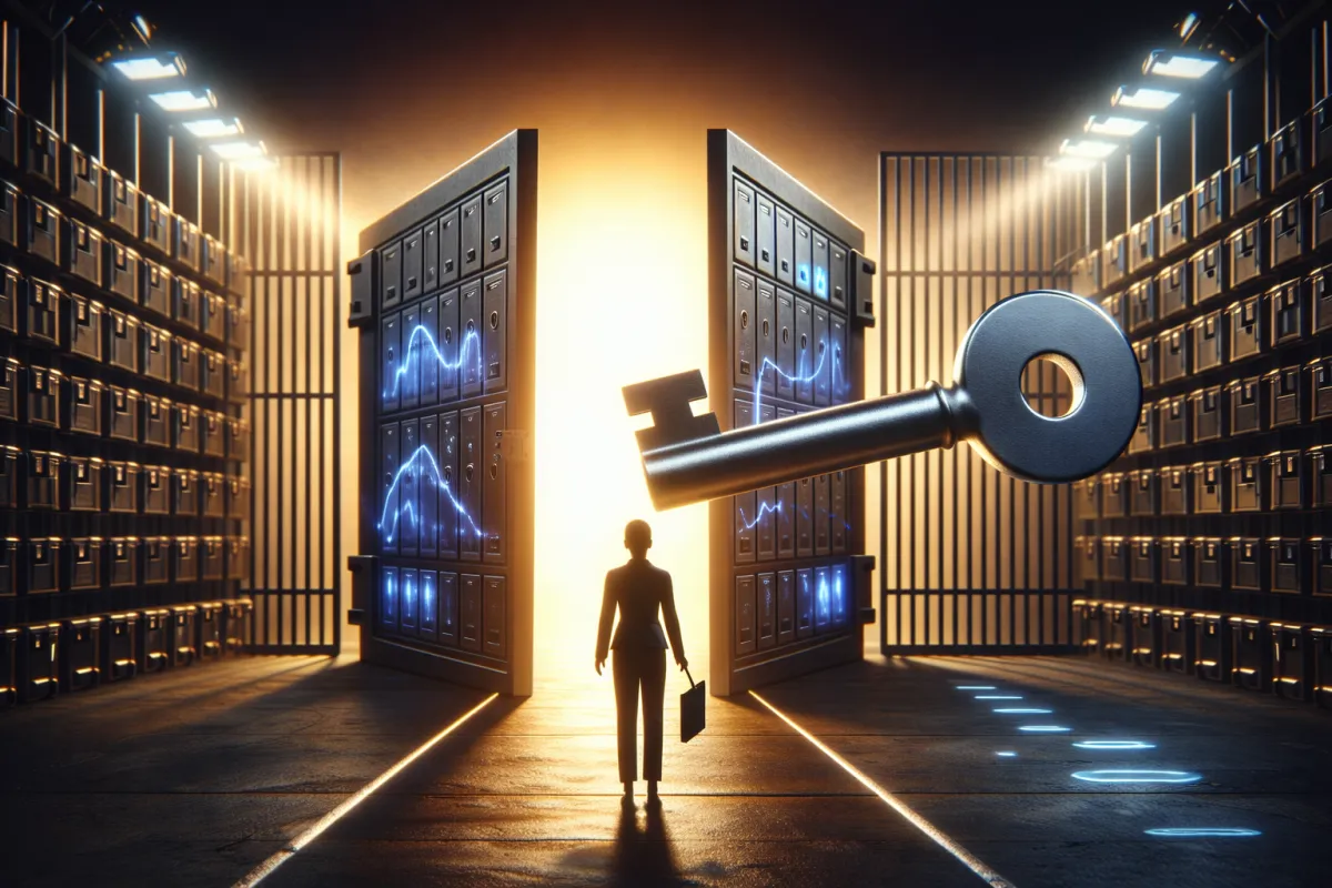 Computer network servers representing AI file system optimization