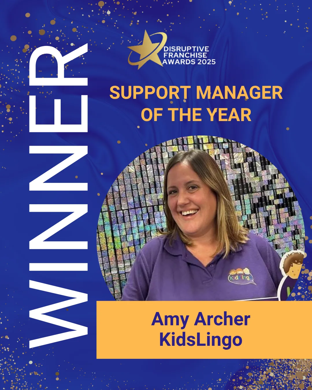 Support Manager of the Year 2025 - Amy