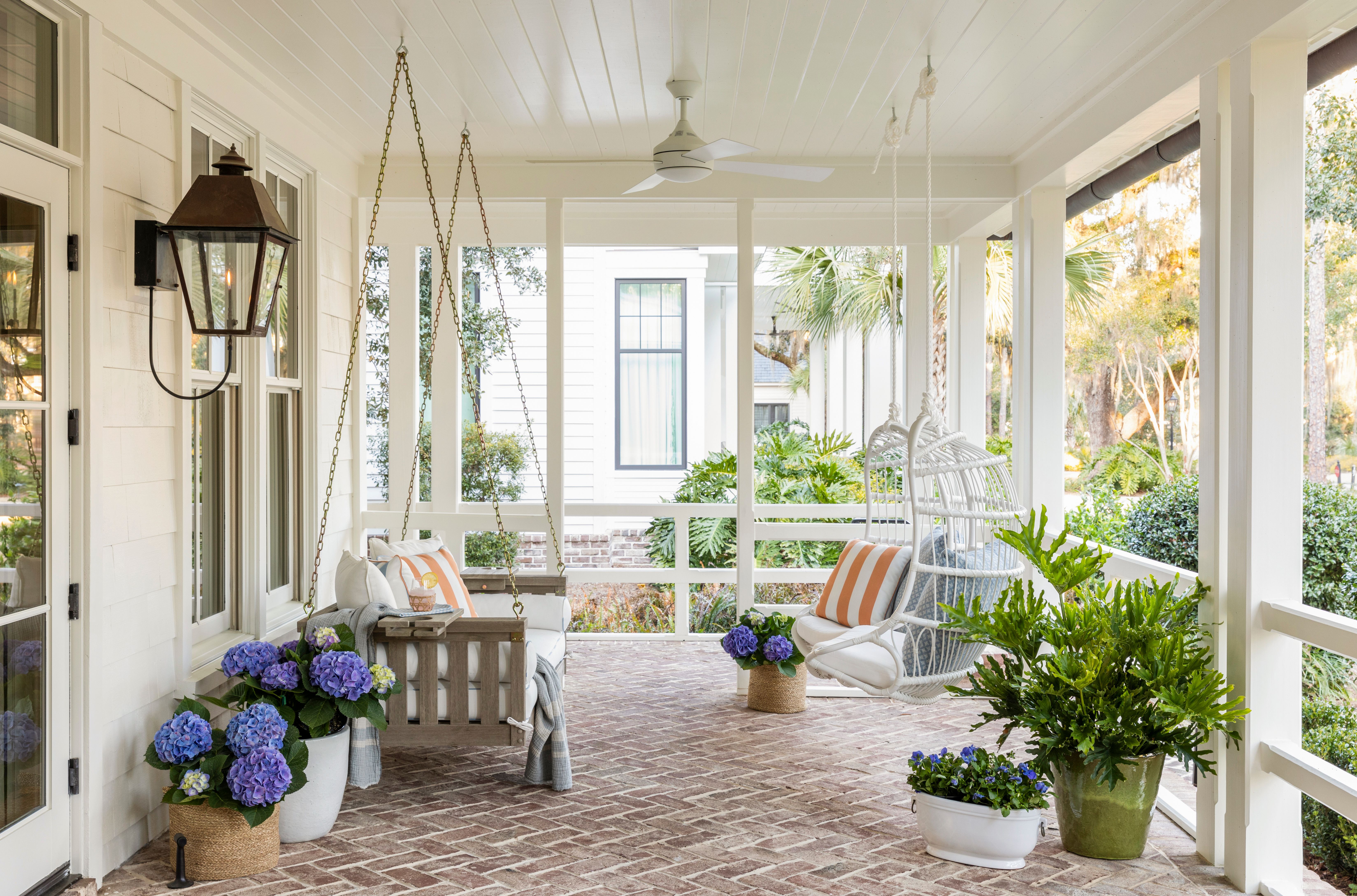 Bright, comfortable home porch designed for ease, relaxation, and everyday living.