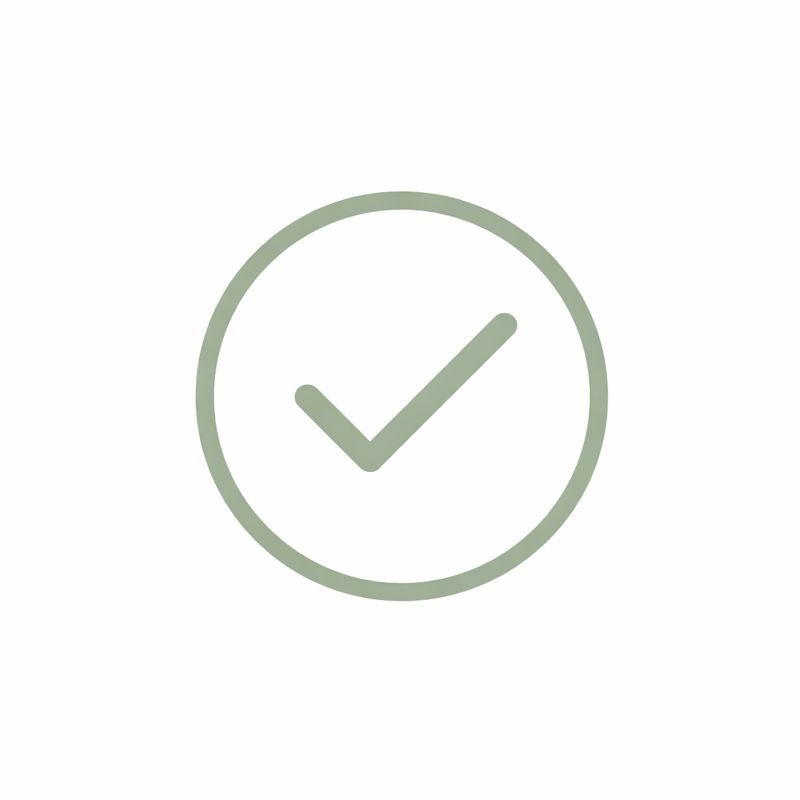Verified checkmark icon indicating confirmation or approval
