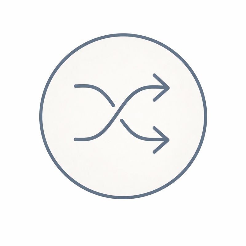 Icon representing matching opportunities and sharing private deal details through a guided process.