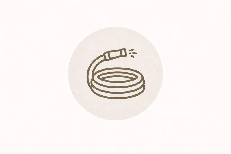 Icon representing a preference for low-maintenance outdoor spaces and simpler garden care