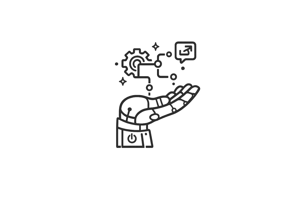 plug and play AI real estate agent marketing automation system infrastructure robotic hand icon for lead generation and workflow automation