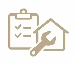 Icon representing home selling challenges including repairs timelines and complex situations