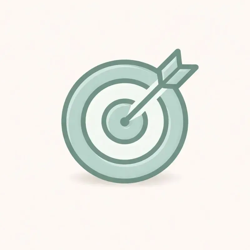 Icon representing buyer targeting and strategic market exposure planning