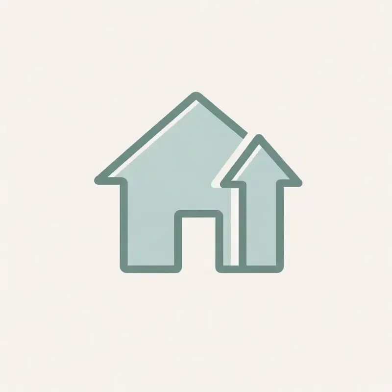 Icon representing home pricing strategy and market positioning approach