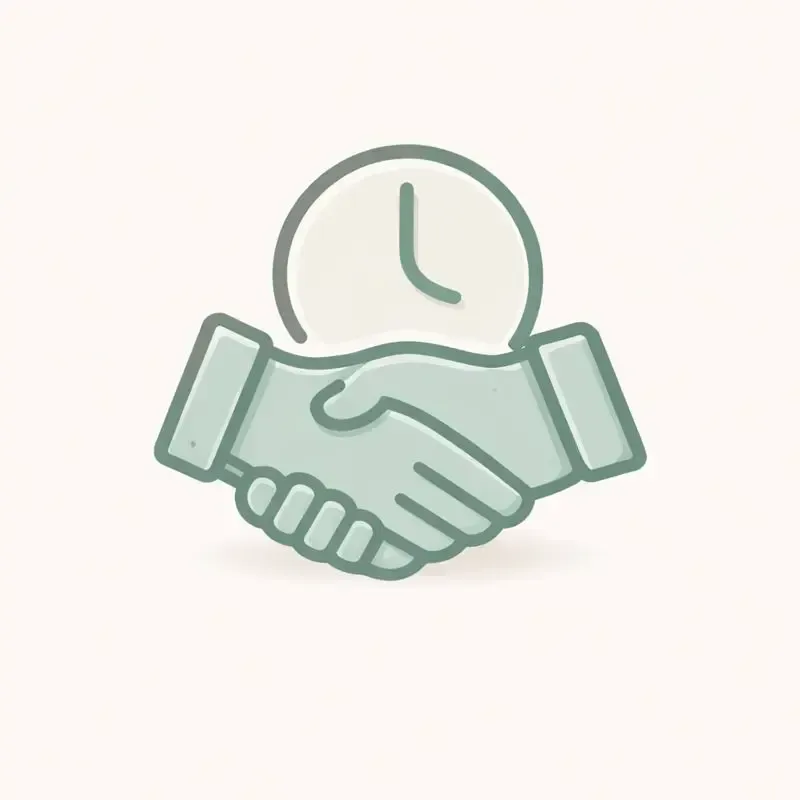 Icon representing timing, leverage, and negotiation strategy in a home sale