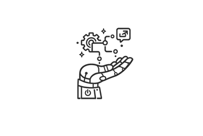 plug and play AI real estate agent marketing automation system infrastructure robotic hand icon for lead generation and workflow automation