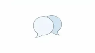 Chat bubbles icon representing common homeowner questions, answers, and real estate guidance support