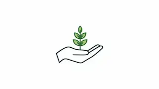 Hand holding growing plant icon representing appreciation, homeowner support, and thoughtful real estate guidance