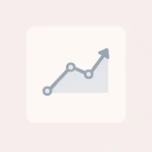 Market trend icon representing shifts in housing conditions and how they may affect homeowners