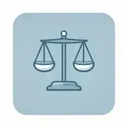 Legal scales icon representing homeowner legal information resources