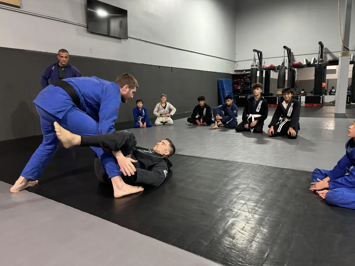 Brazilian Jiu Jitsu kids training at PMA Fresno