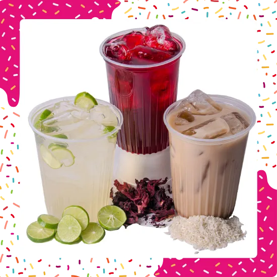 Vaso frío de aguas frescas y bebidas en Arleta, CA 