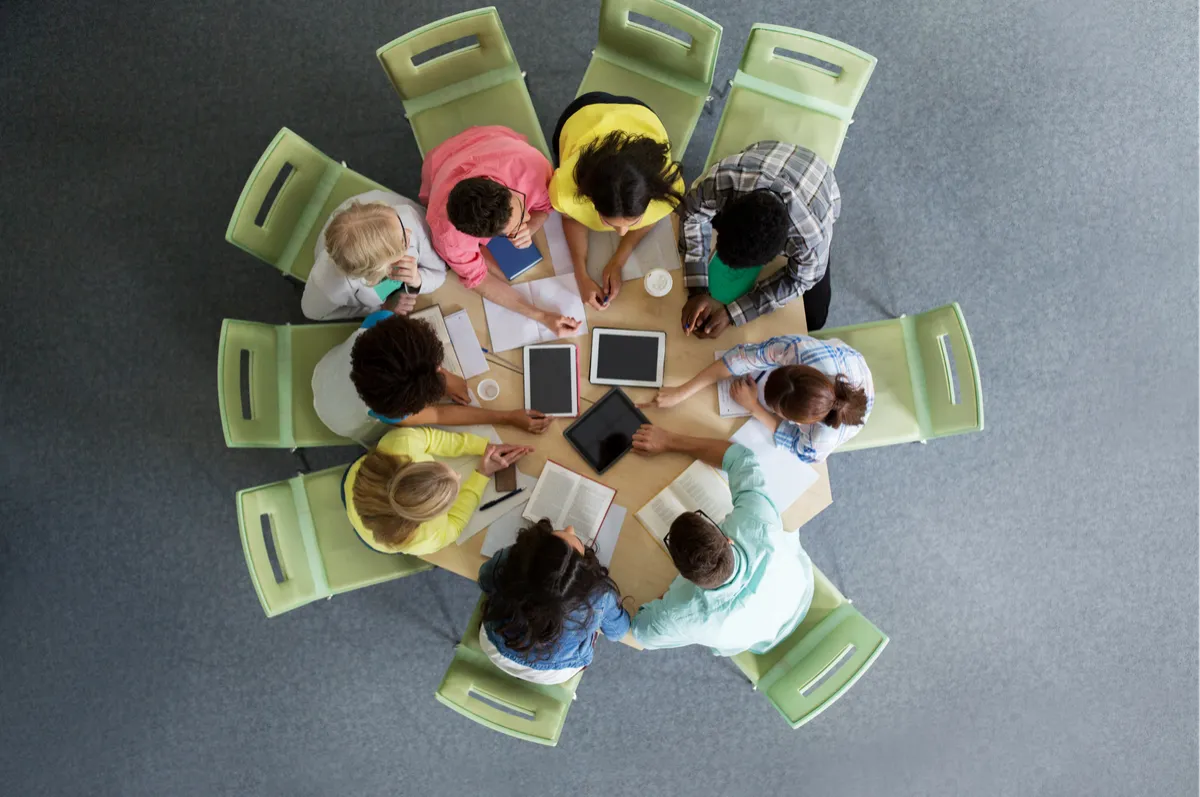 Small Group Dynamics tutoring session