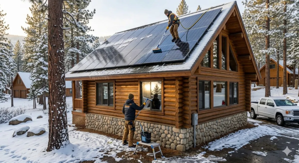 Why Cabin Owners Should Schedule Window Cleaning Before Spring