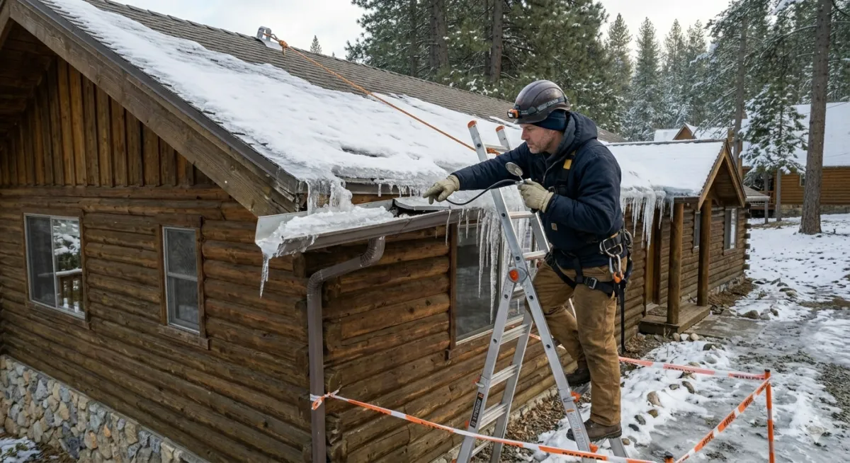 Checking Gutters for Winter Damage in Big Bear