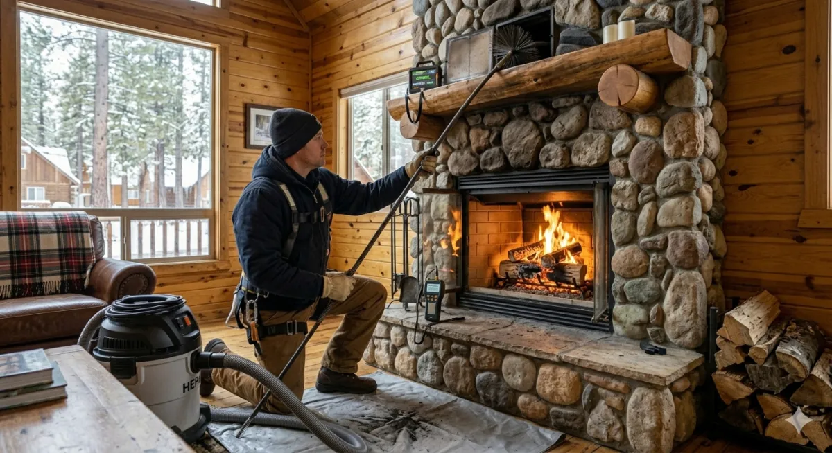 How Chimney Cleaning Improves Fireplace Efficiency
