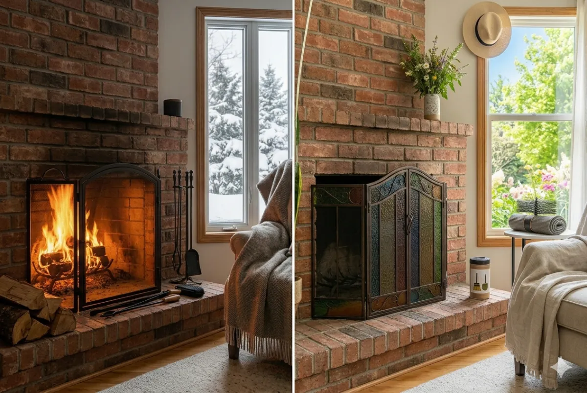Transitioning from Fireplace Use to Warm Weather: Chimney Shutdown Tips