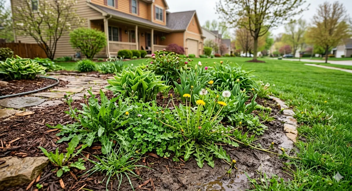 How Spring Rainfall Accelerates Weed Spread in Residential Areas