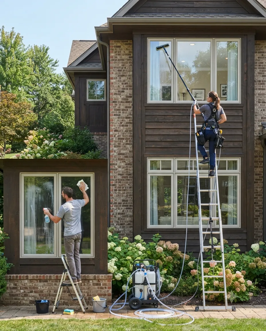 What Makes Exterior Window Cleaning Different From DIY Washing? | Professional Window Cleaning