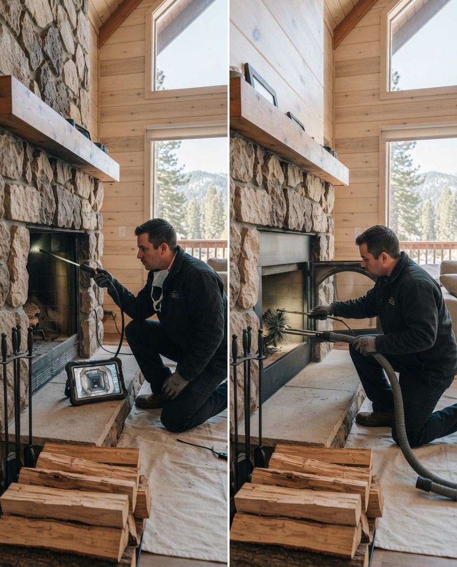 Chimney Cleaning vs. Inspection: What's the Difference?