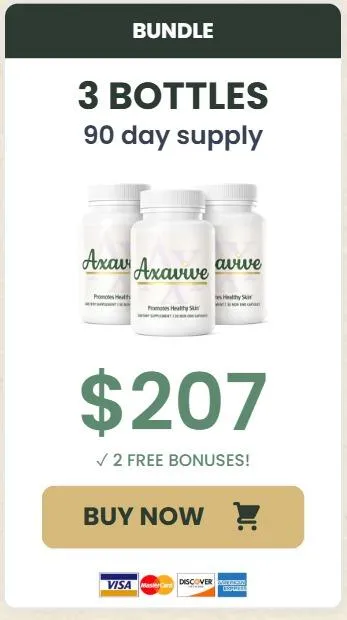 Axavive plant based formula supporting skin elasticity USA