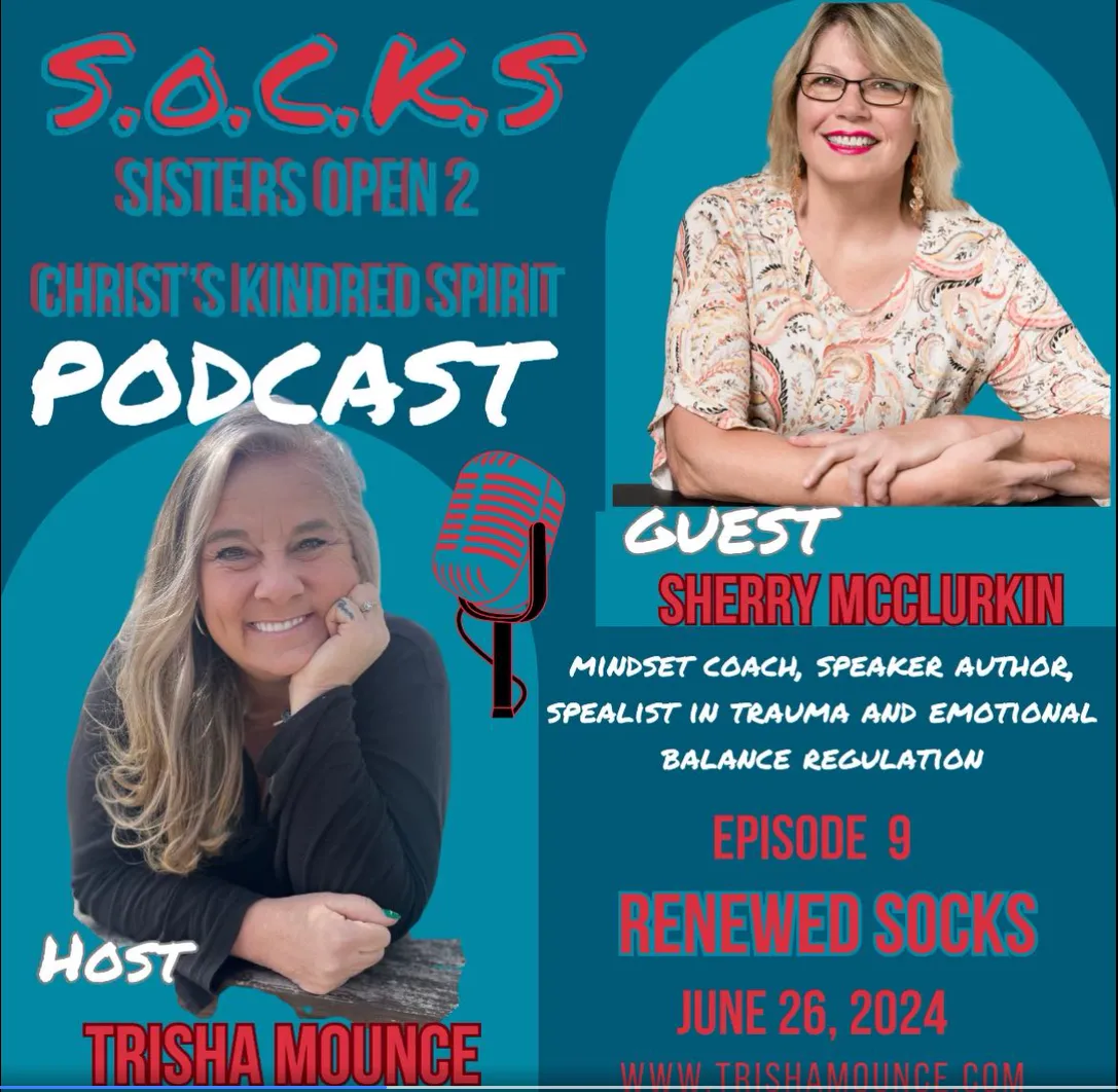 Cover for SOCKS Podcast hosted by Trisha Mounce