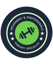 Circular certification badge icon.