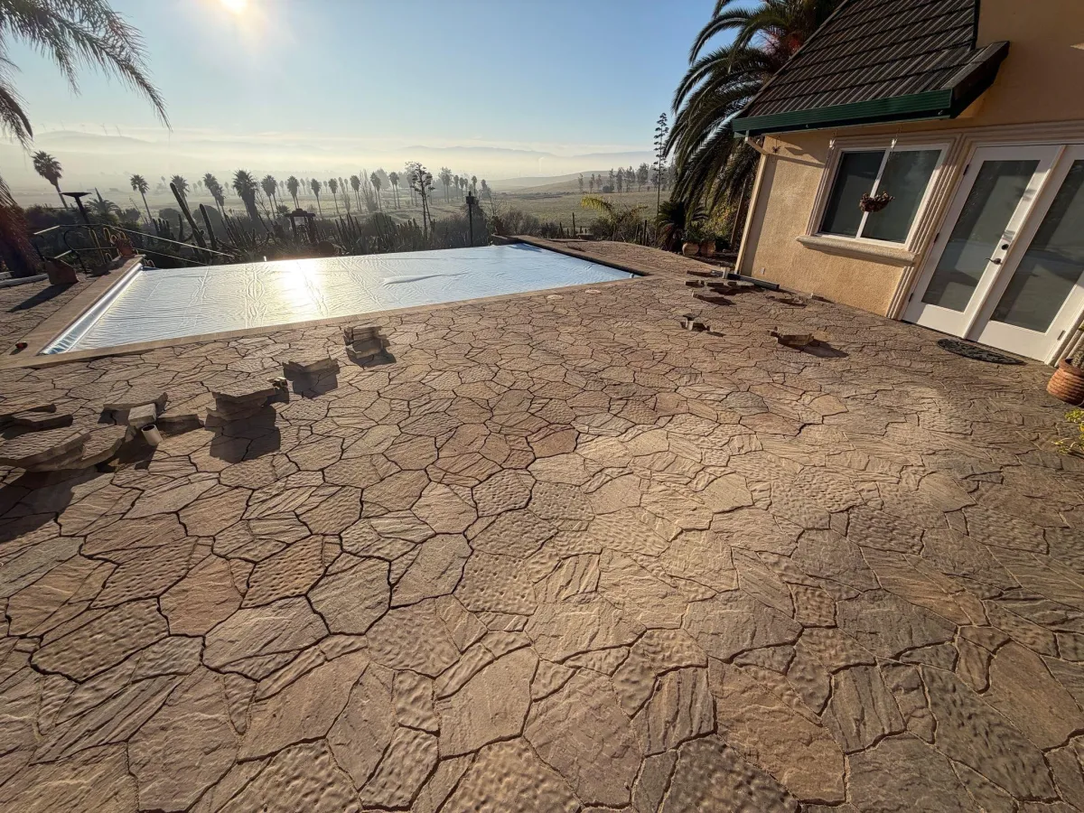 luxury outdoor living space with pavers in danville and blackhawk