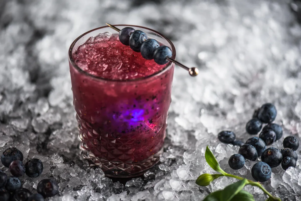 blueberry basil lemonade, perfect for corporate and private parties