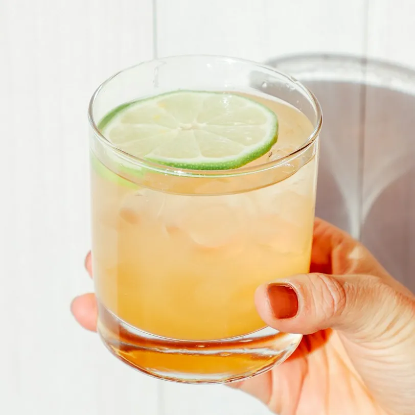 Branded logo-foam mocktail for a corporate activation in Manhattan