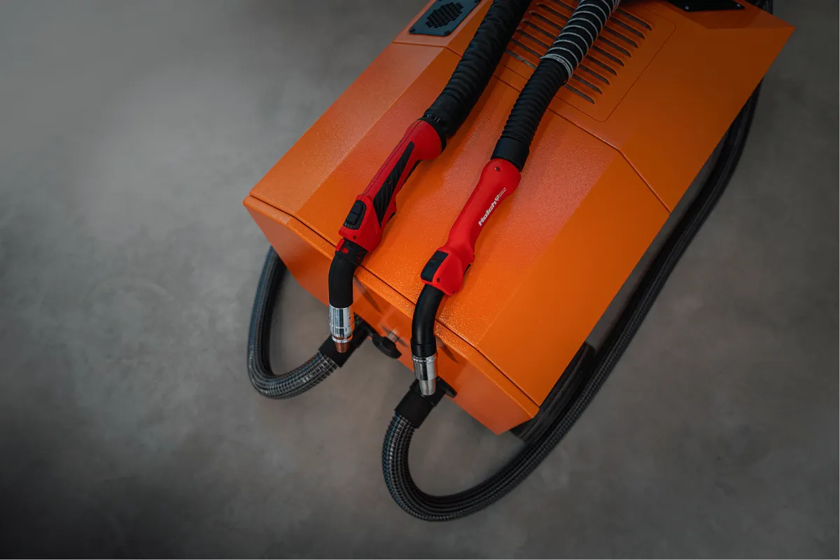 KEMPER Ventilation system set up in a shop