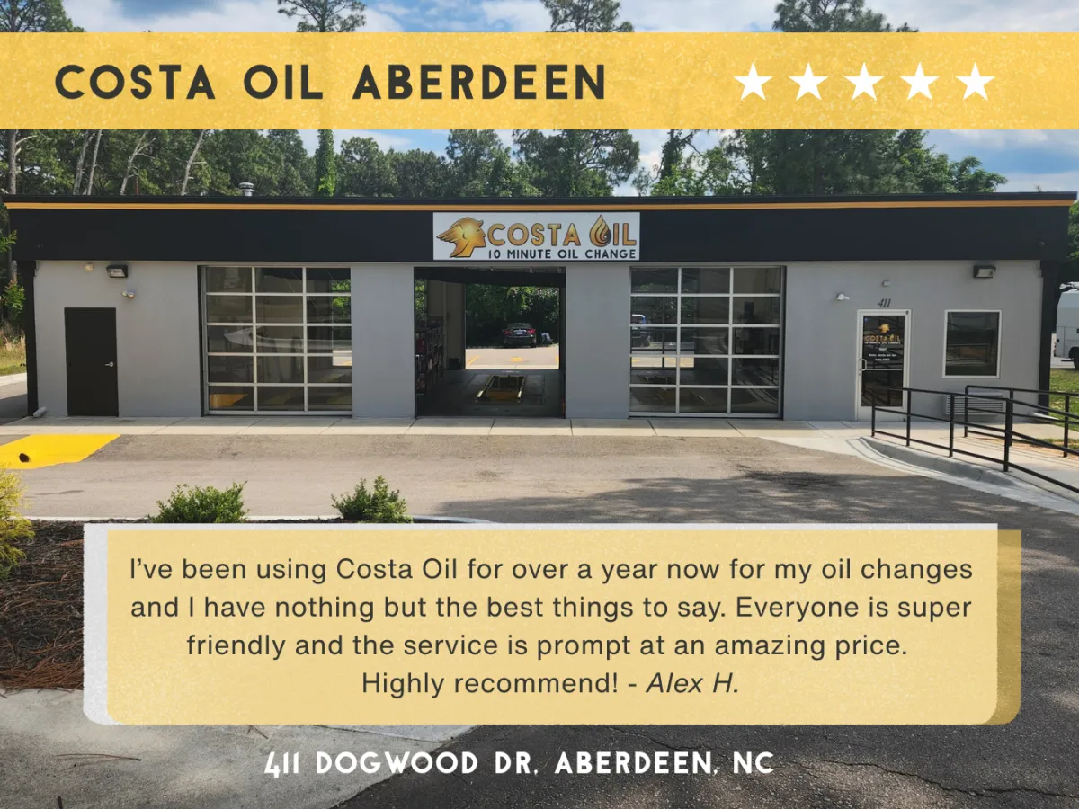 Costa Oil Aberdeen customer review