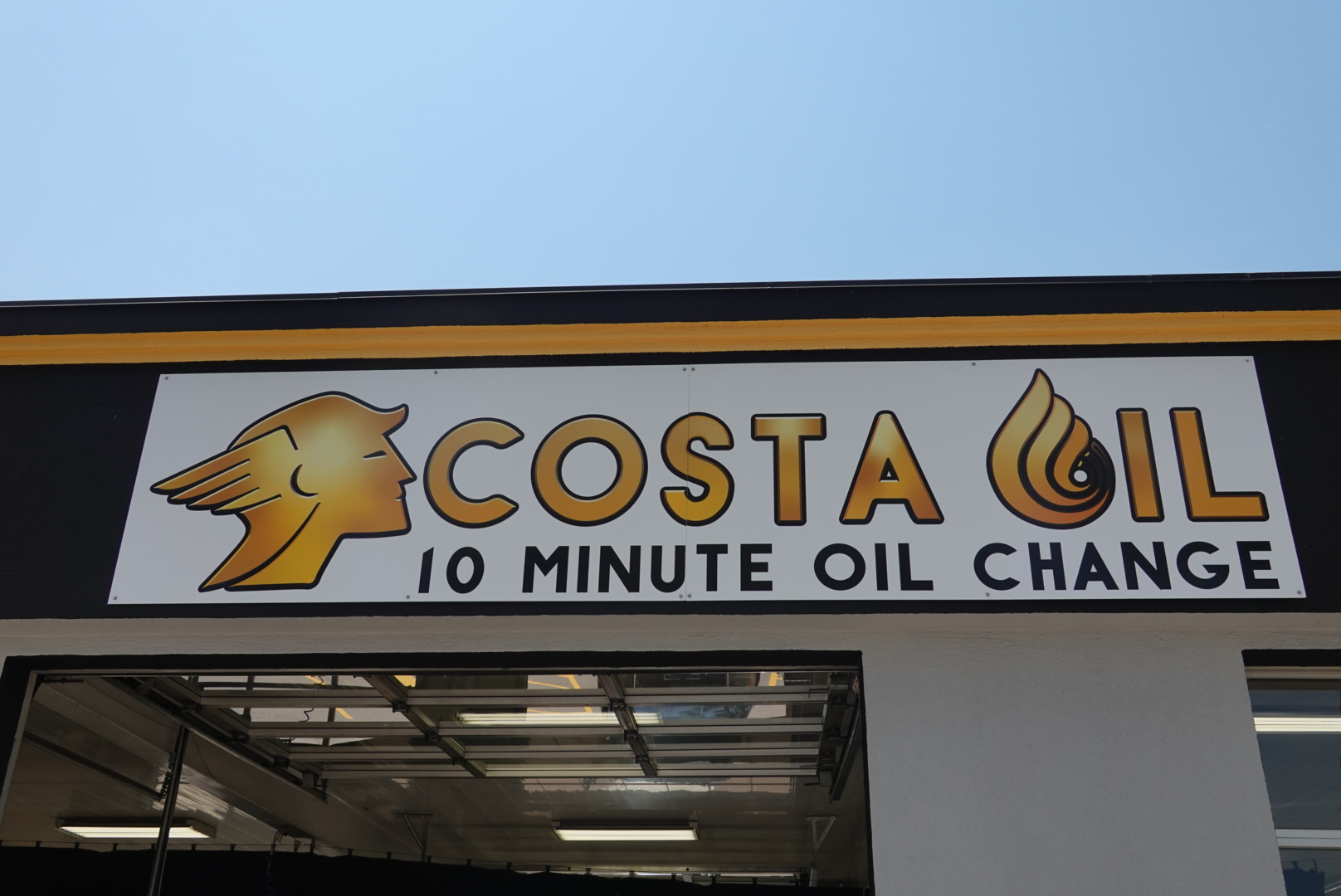 Costa Oil brick building rendering