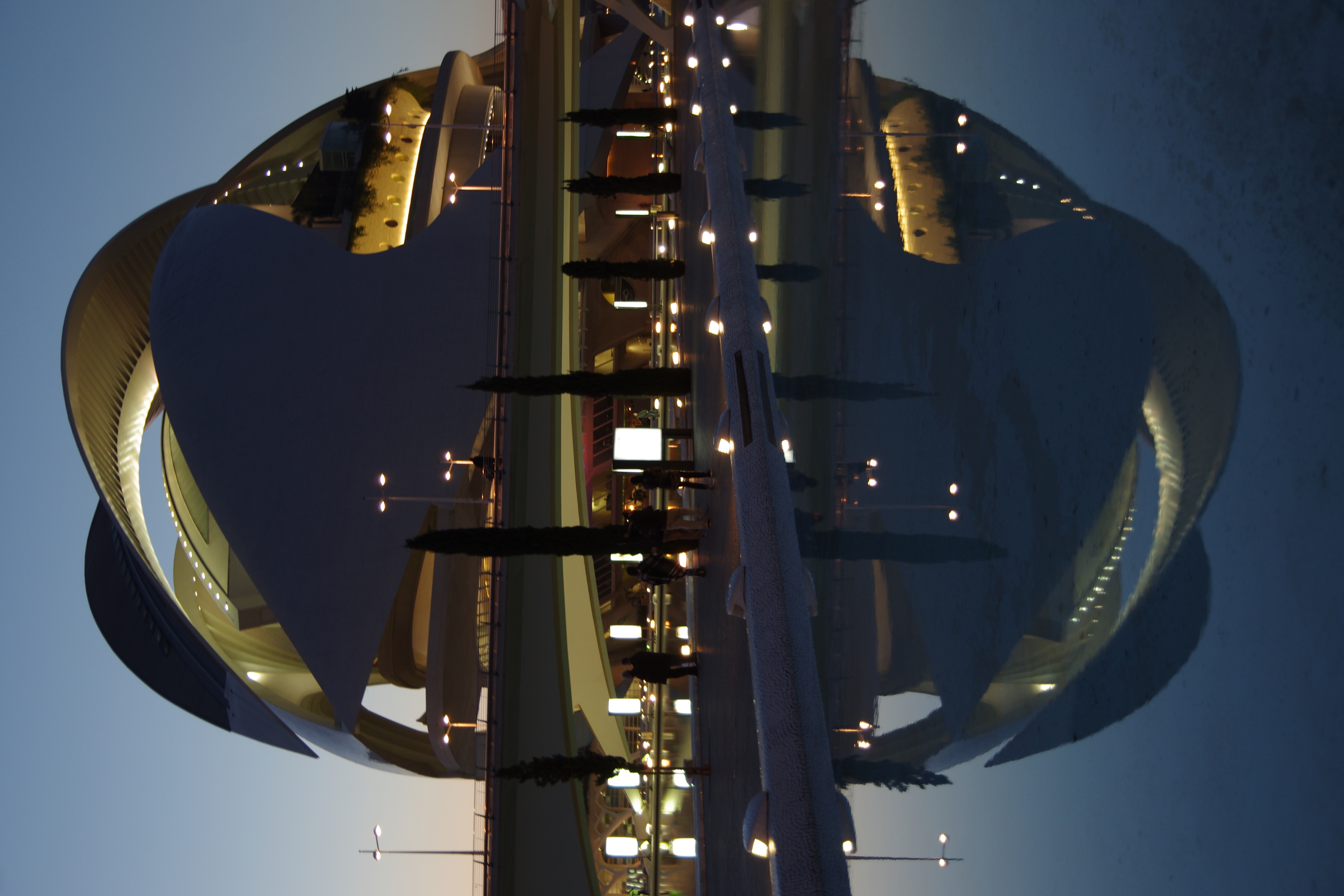 opera reina sofia at night