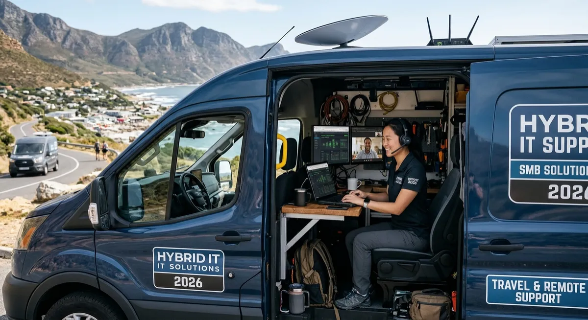 it support that travels on site and remote