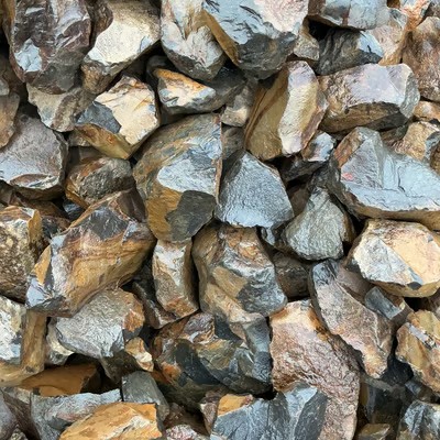 Bark Boys Landscape Supplies 4 to 6 inch basalt quarry spalls for landscaping in Spokane County