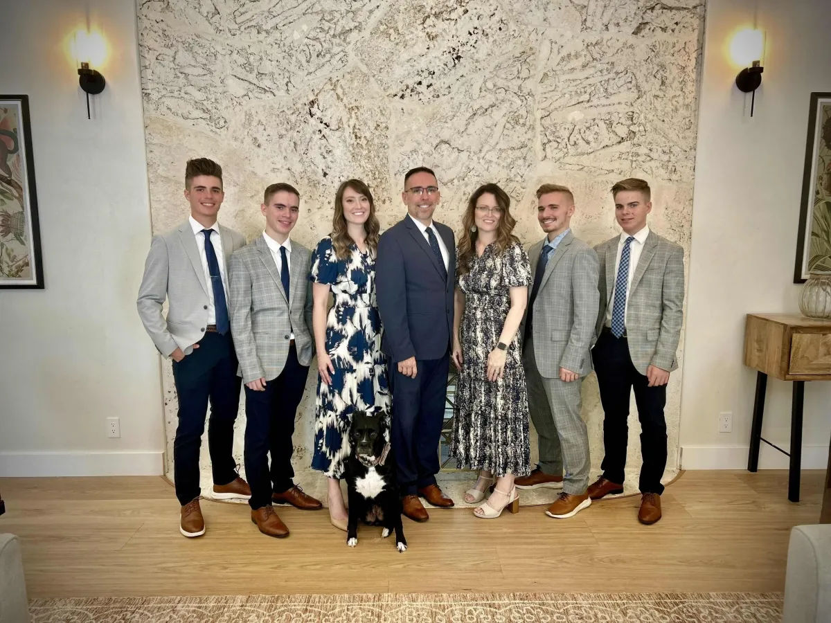 Pastor Baxter and family