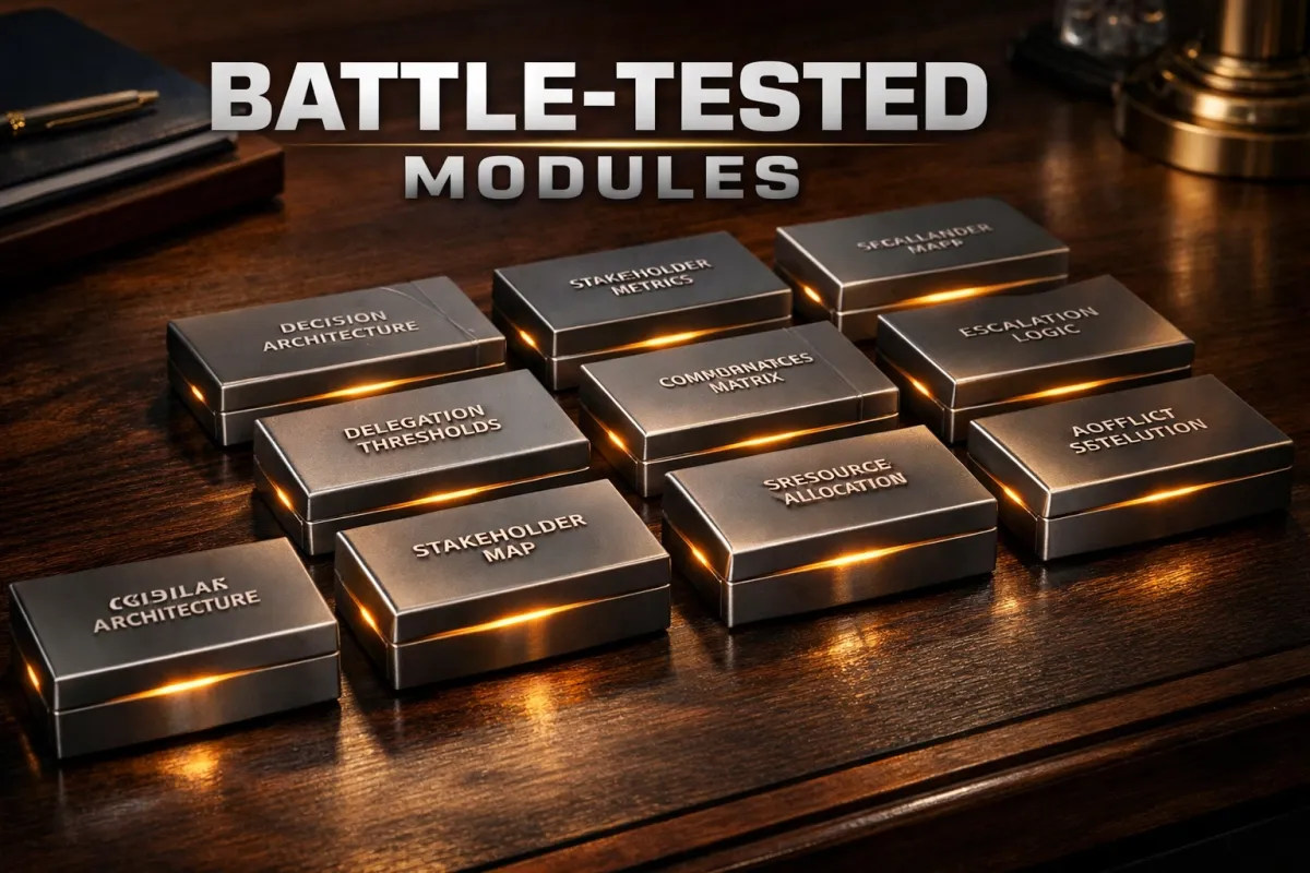 Executive working through CXO Operating System