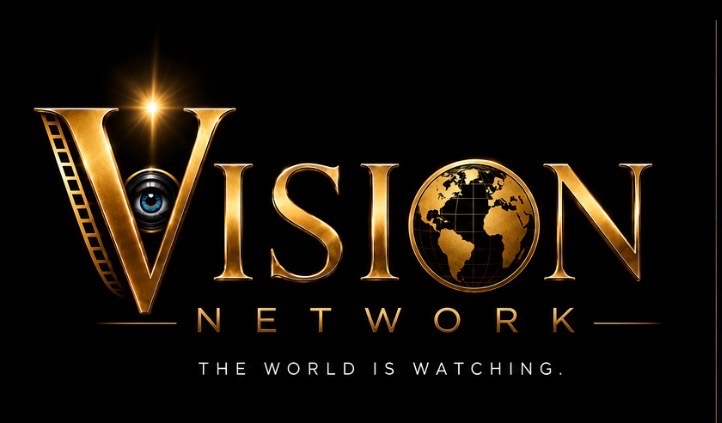 VISION Network logo with The World Is Watching brand statement