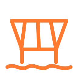 Dock and deck repair icon