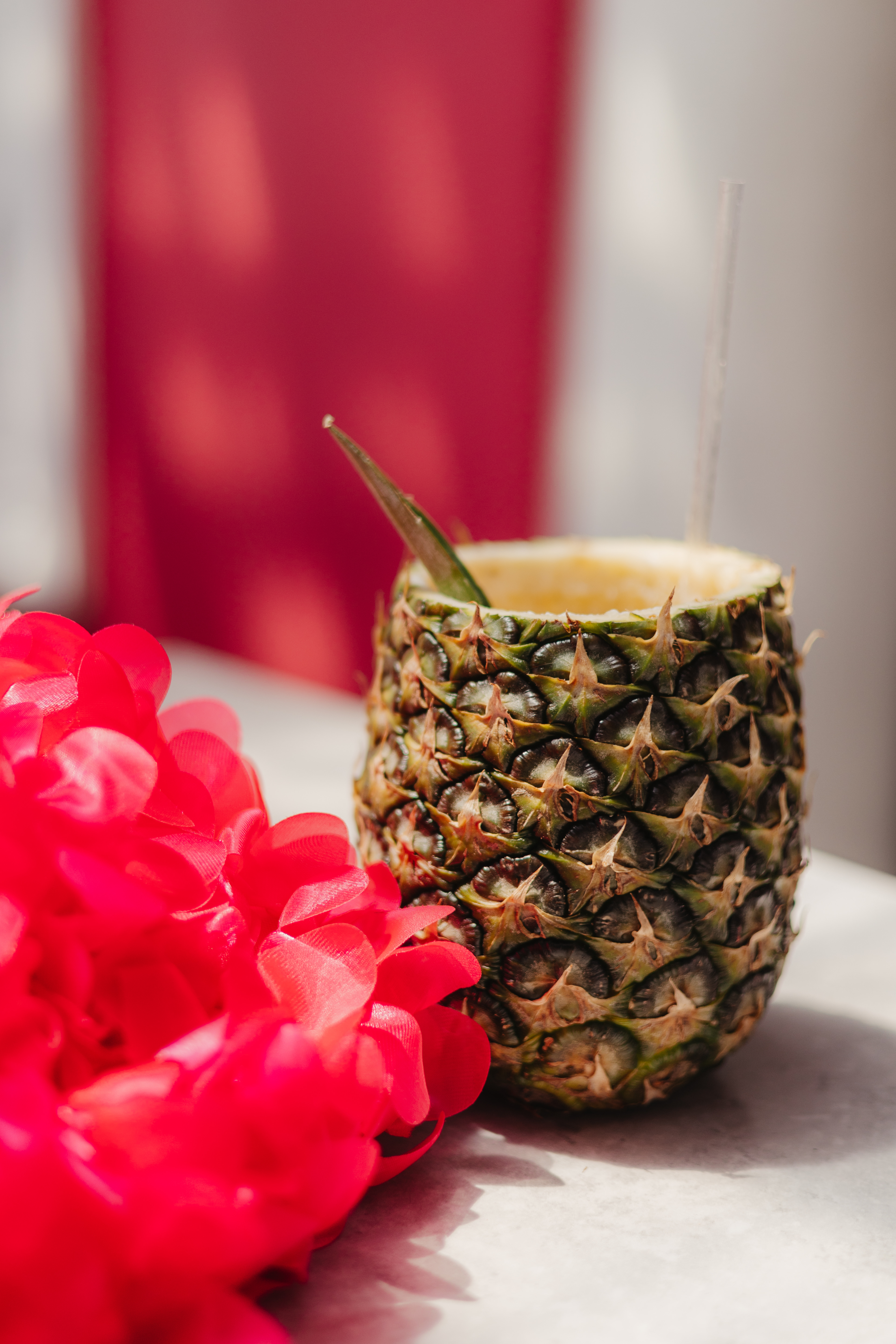 Pineapple cocktail, a Puerto Rico holiday moment