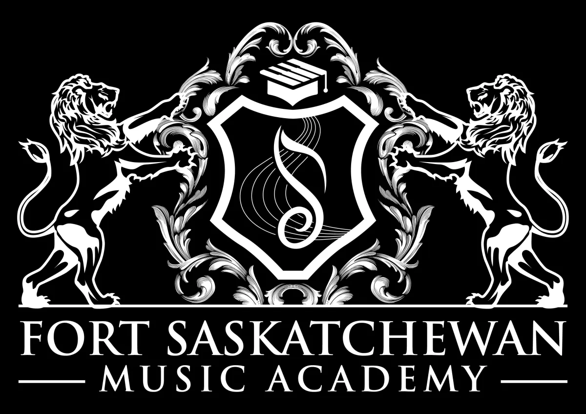 Fort Saskatchewan Music Academy logo - private piano, guitar, and voice lessons for kids and adults!