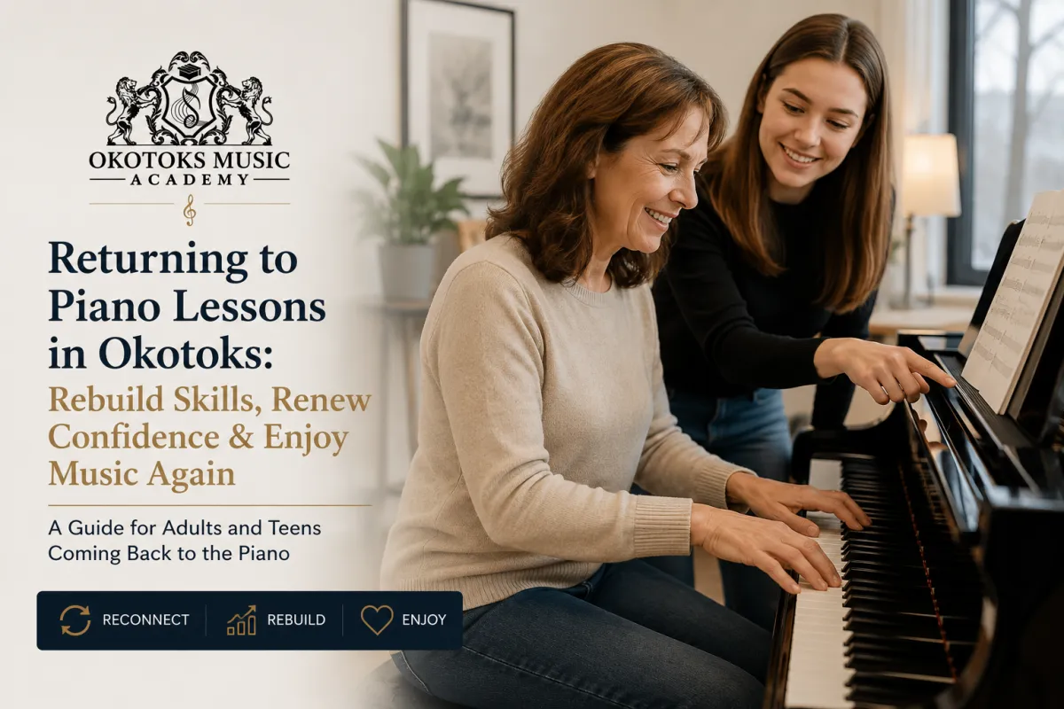 Returning to Piano Lessons in Okotoks: Rebuild Skills, Renew Confidence, and Enjoy Music Again