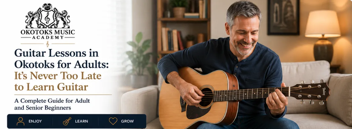 Guitar Lessons in Okotoks for Adults: It’s Never Too Late to Learn Guitar