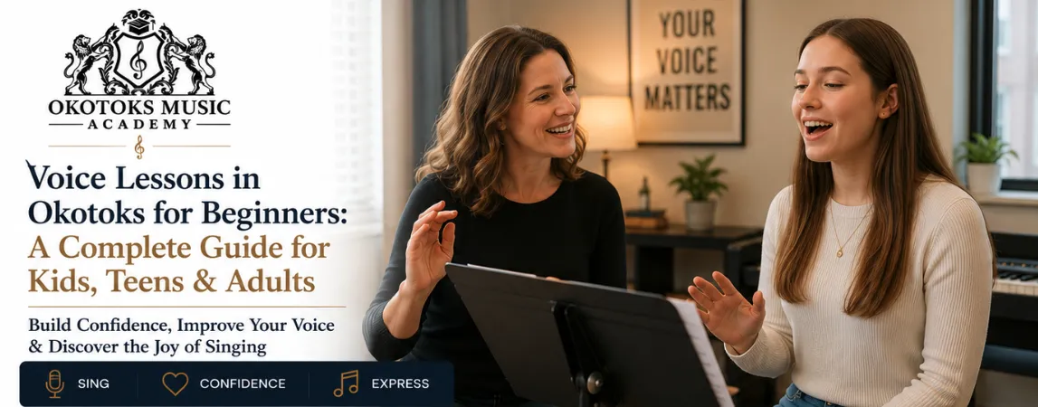 Voice Lessons in Okotoks for Kids: Helping Young Singers Build Confidence